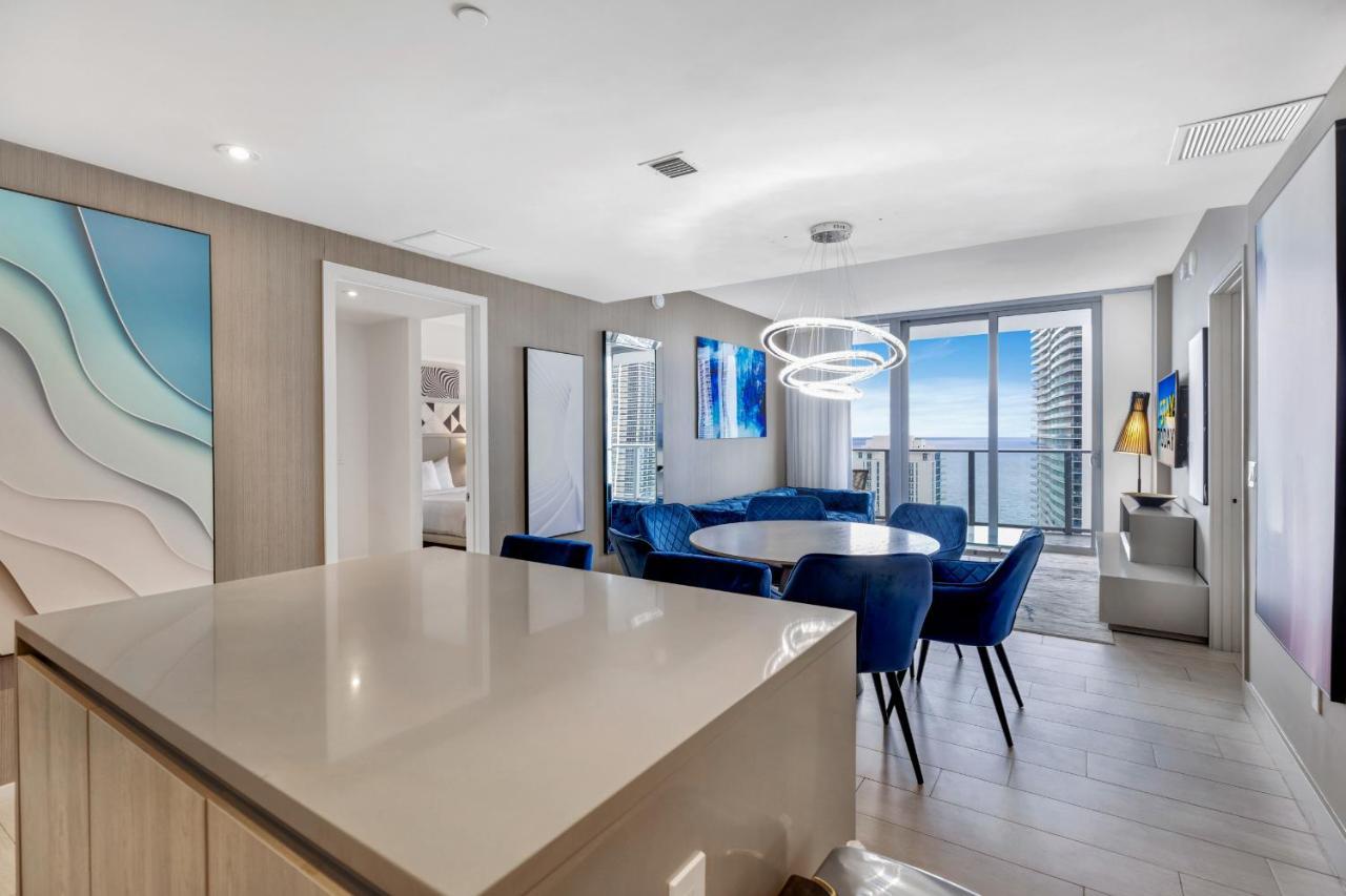 Hyde House - Luxury Waterfront 2Br 2Ba Apartment Suite With Direct Ocean View, Roof Top Pool, Resort Amenities Hollywood Eksteriør bilde