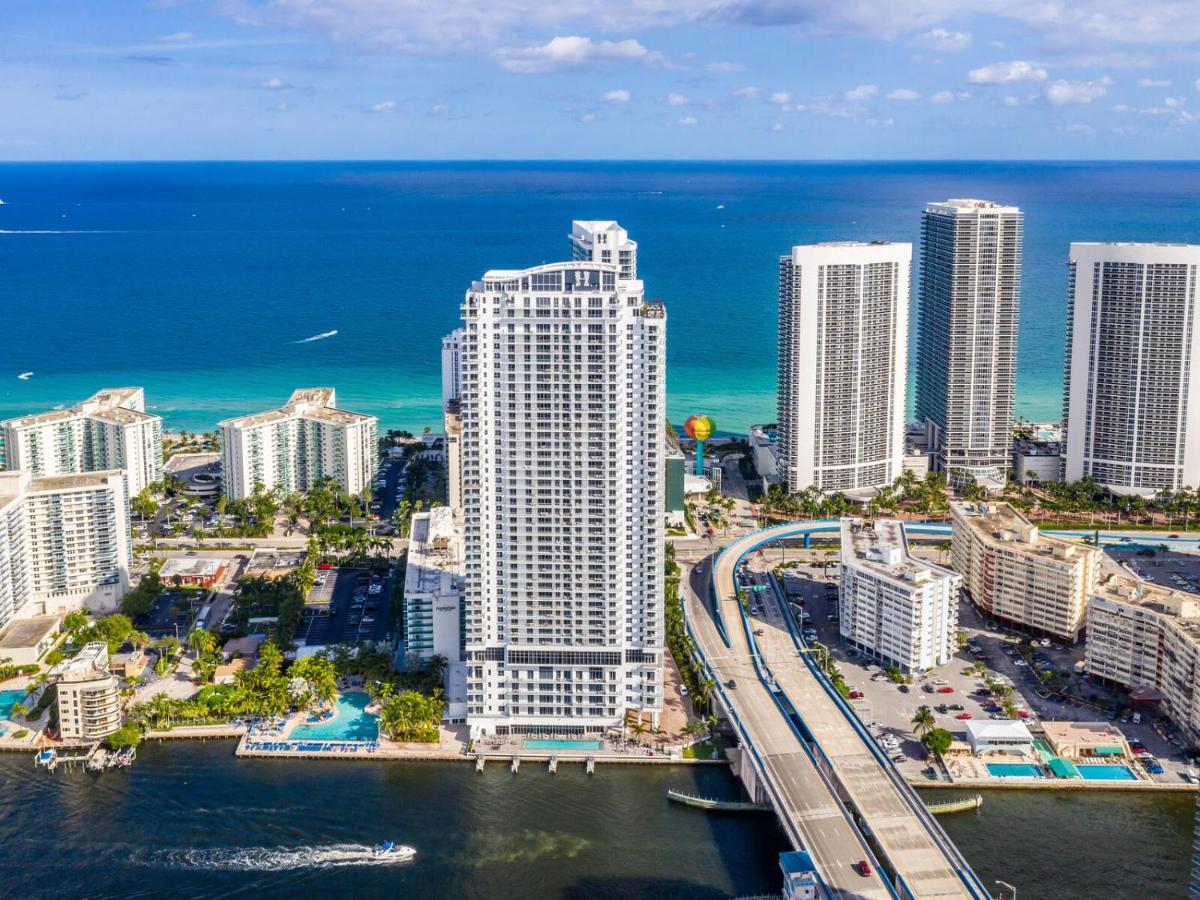 Hyde House - Luxury Waterfront 2Br 2Ba Apartment Suite With Direct Ocean View, Roof Top Pool, Resort Amenities Hollywood Eksteriør bilde