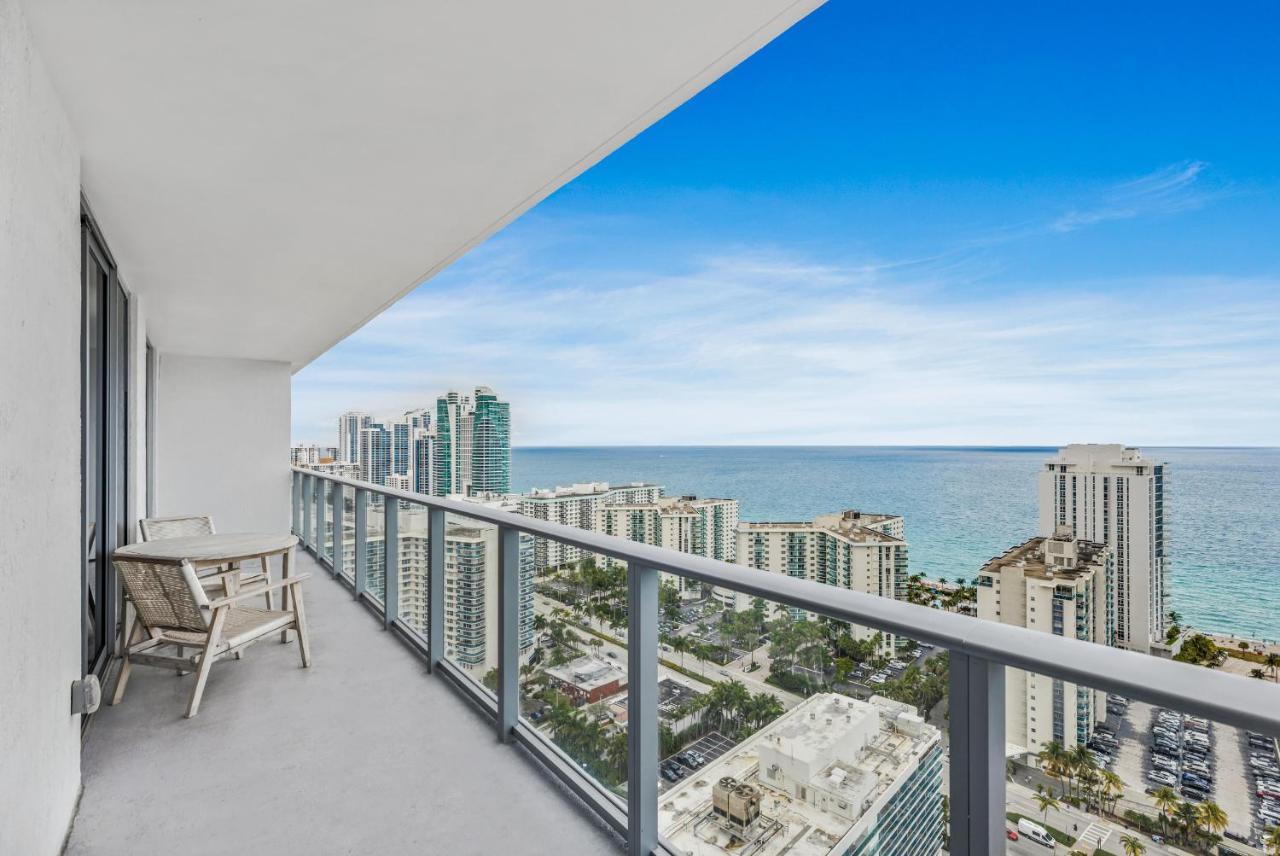 Hyde House - Luxury Waterfront 2Br 2Ba Apartment Suite With Direct Ocean View, Roof Top Pool, Resort Amenities Hollywood Eksteriør bilde
