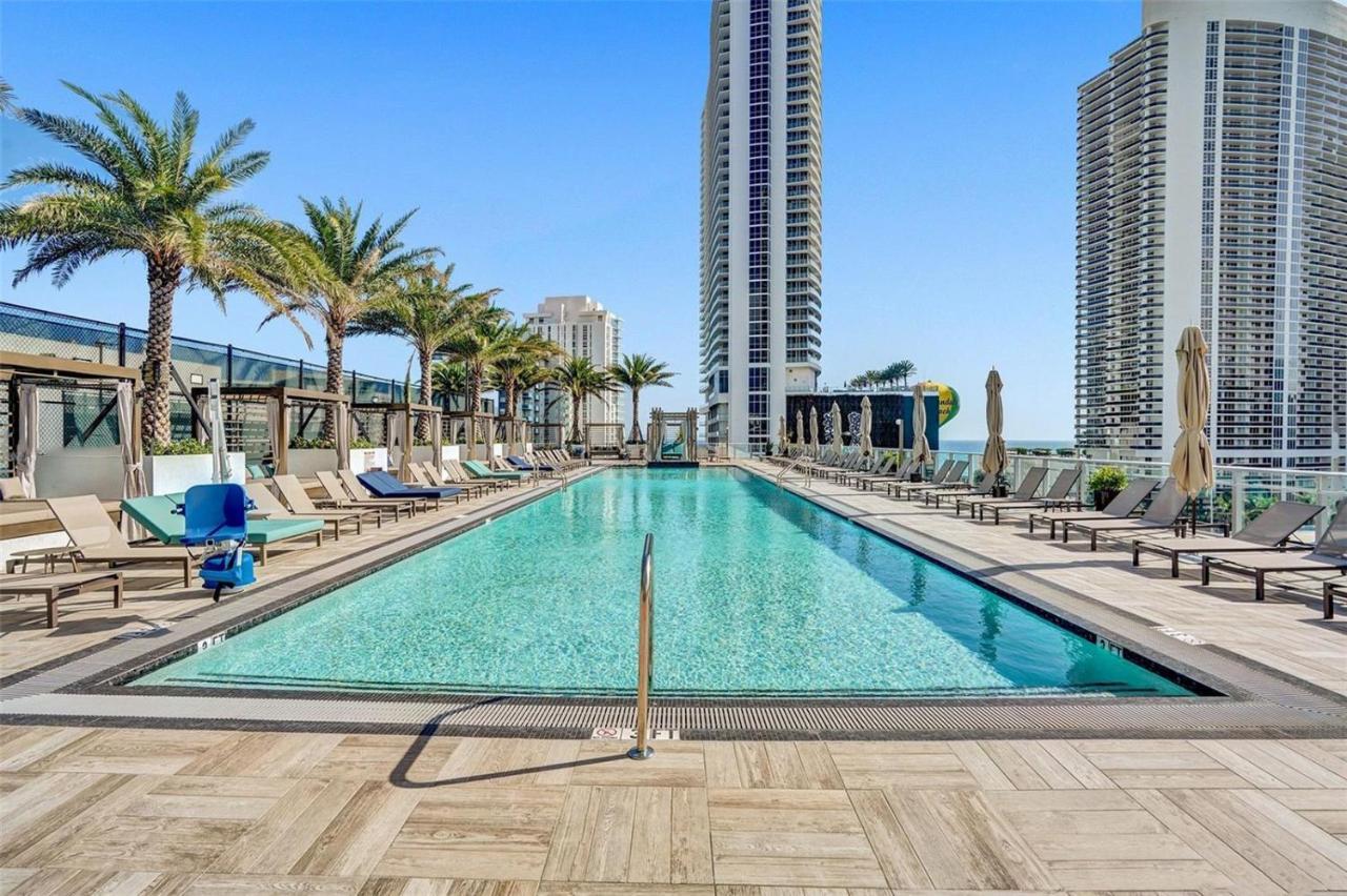 Hyde House - Luxury Waterfront 2Br 2Ba Apartment Suite With Direct Ocean View, Roof Top Pool, Resort Amenities Hollywood Eksteriør bilde