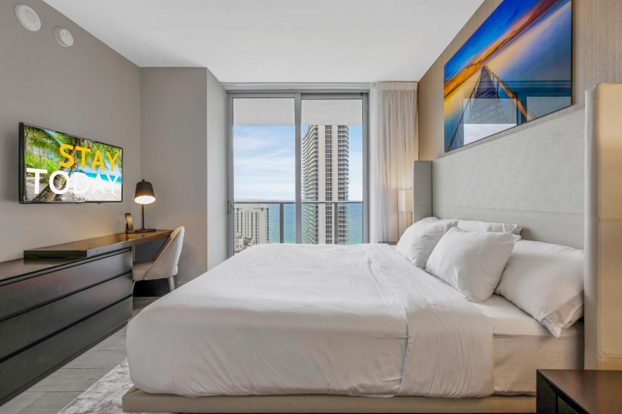 Hyde House - Luxury Waterfront 2Br 2Ba Apartment Suite With Direct Ocean View, Roof Top Pool, Resort Amenities Hollywood Eksteriør bilde