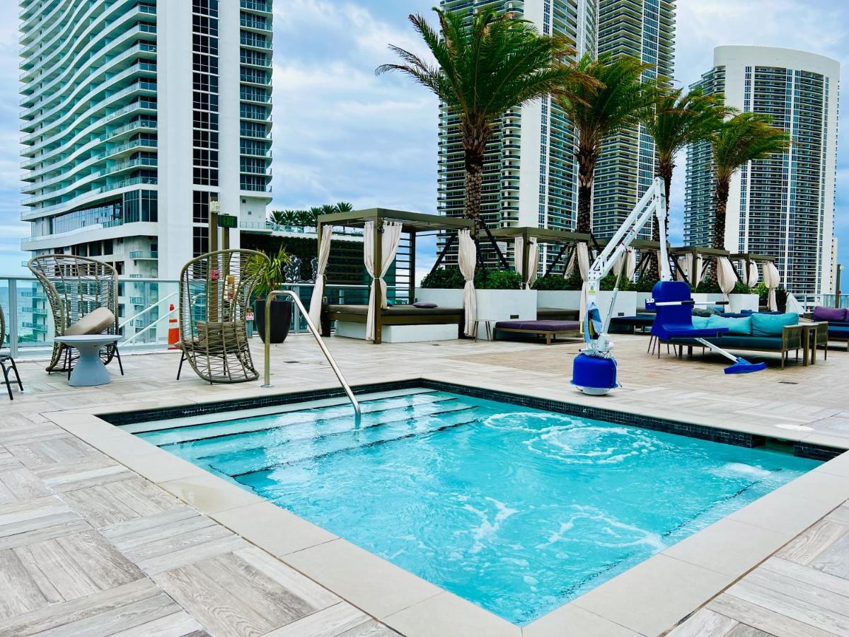 Hyde House - Luxury Waterfront 2Br 2Ba Apartment Suite With Direct Ocean View, Roof Top Pool, Resort Amenities Hollywood Eksteriør bilde