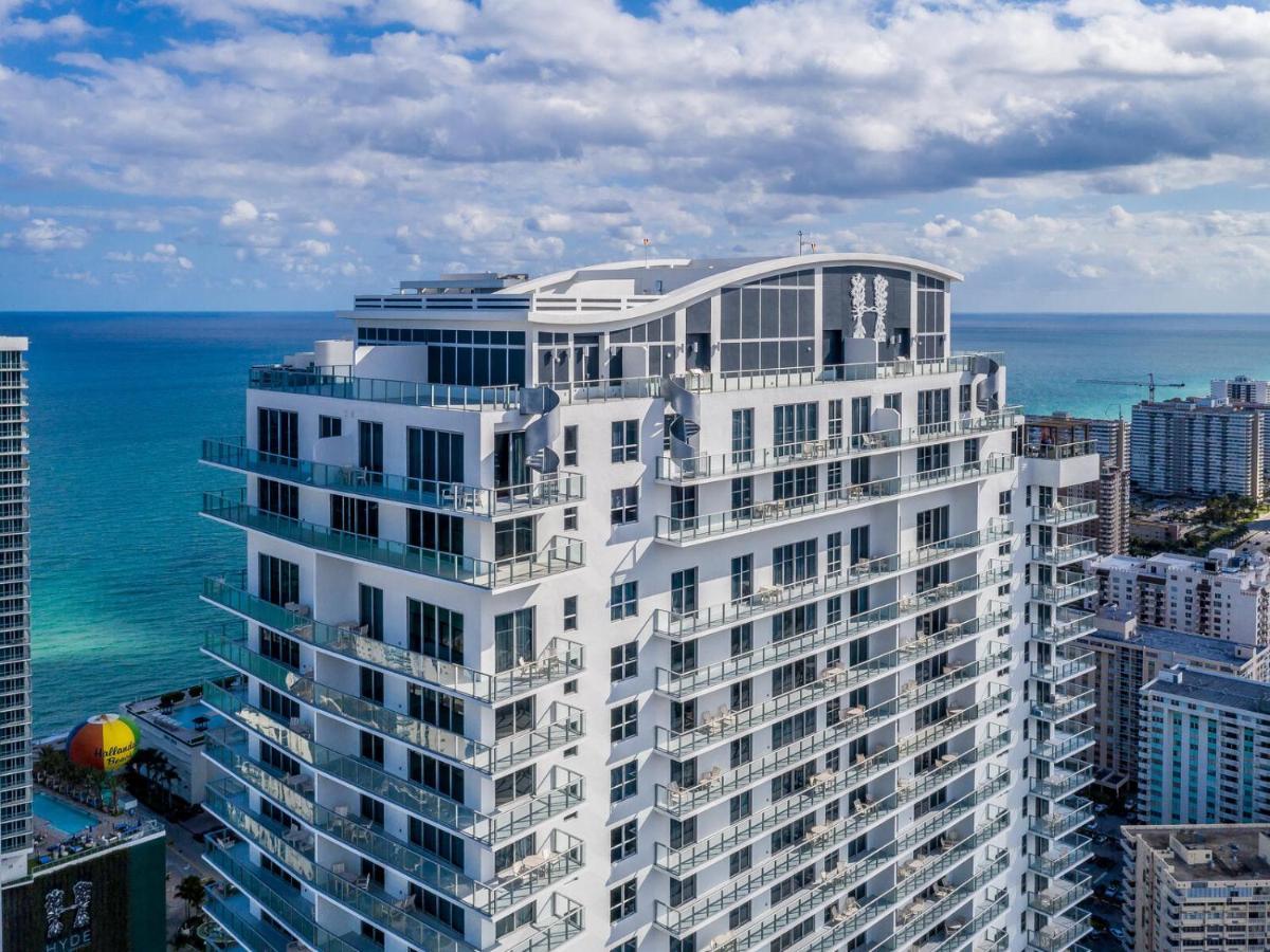 Hyde House - Luxury Waterfront 2Br 2Ba Apartment Suite With Direct Ocean View, Roof Top Pool, Resort Amenities Hollywood Eksteriør bilde