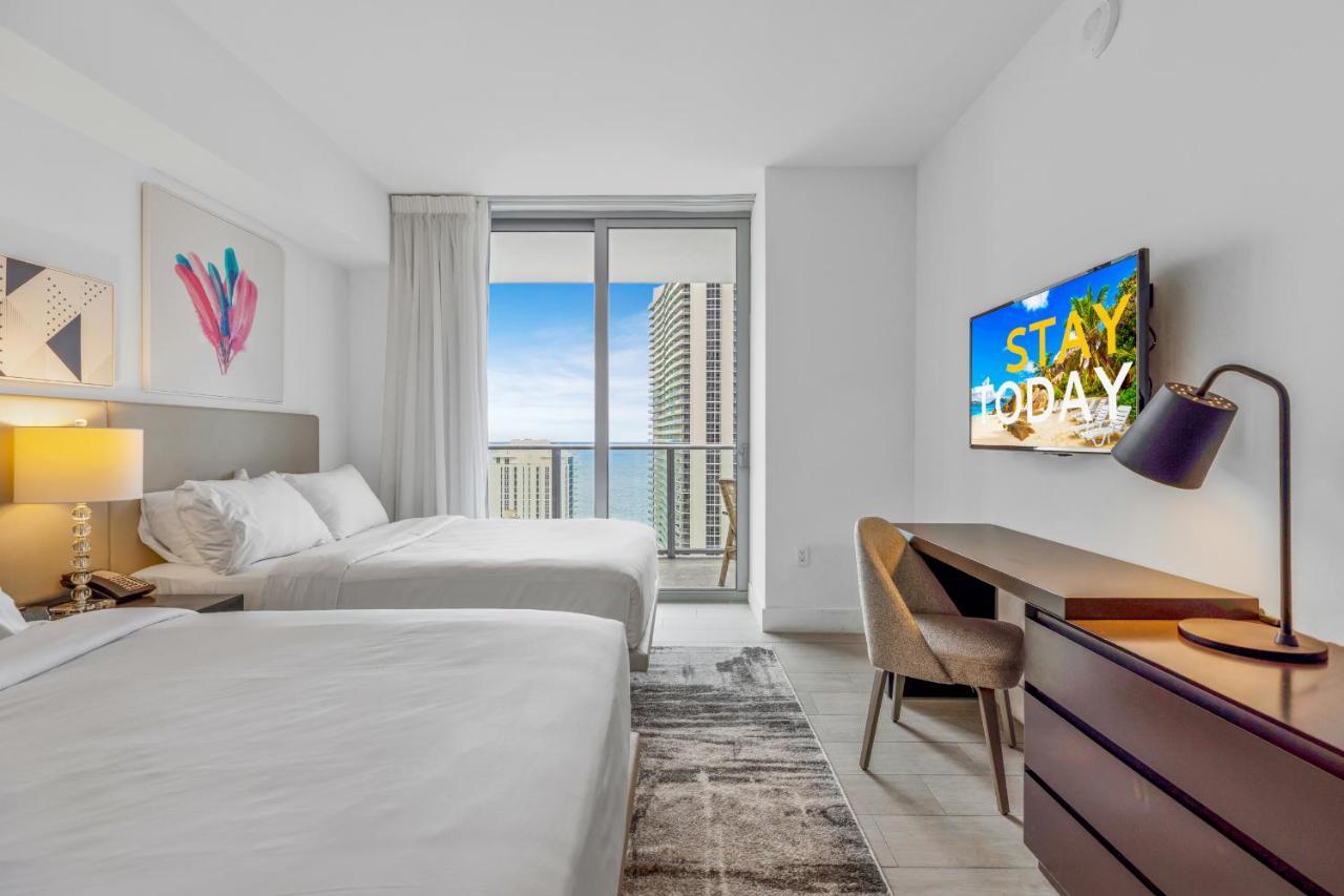 Hyde House - Luxury Waterfront 2Br 2Ba Apartment Suite With Direct Ocean View, Roof Top Pool, Resort Amenities Hollywood Eksteriør bilde