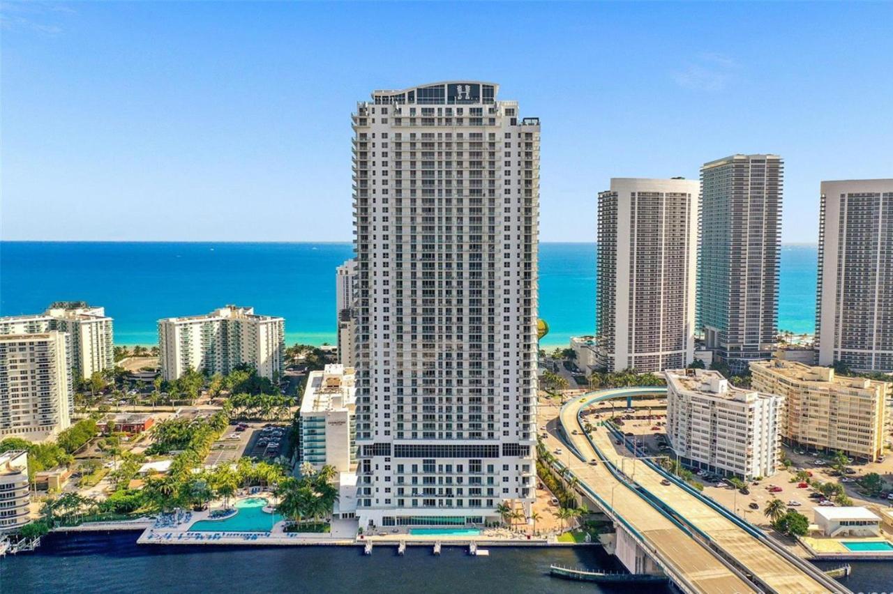 Hyde House - Luxury Waterfront 2Br 2Ba Apartment Suite With Direct Ocean View, Roof Top Pool, Resort Amenities Hollywood Eksteriør bilde