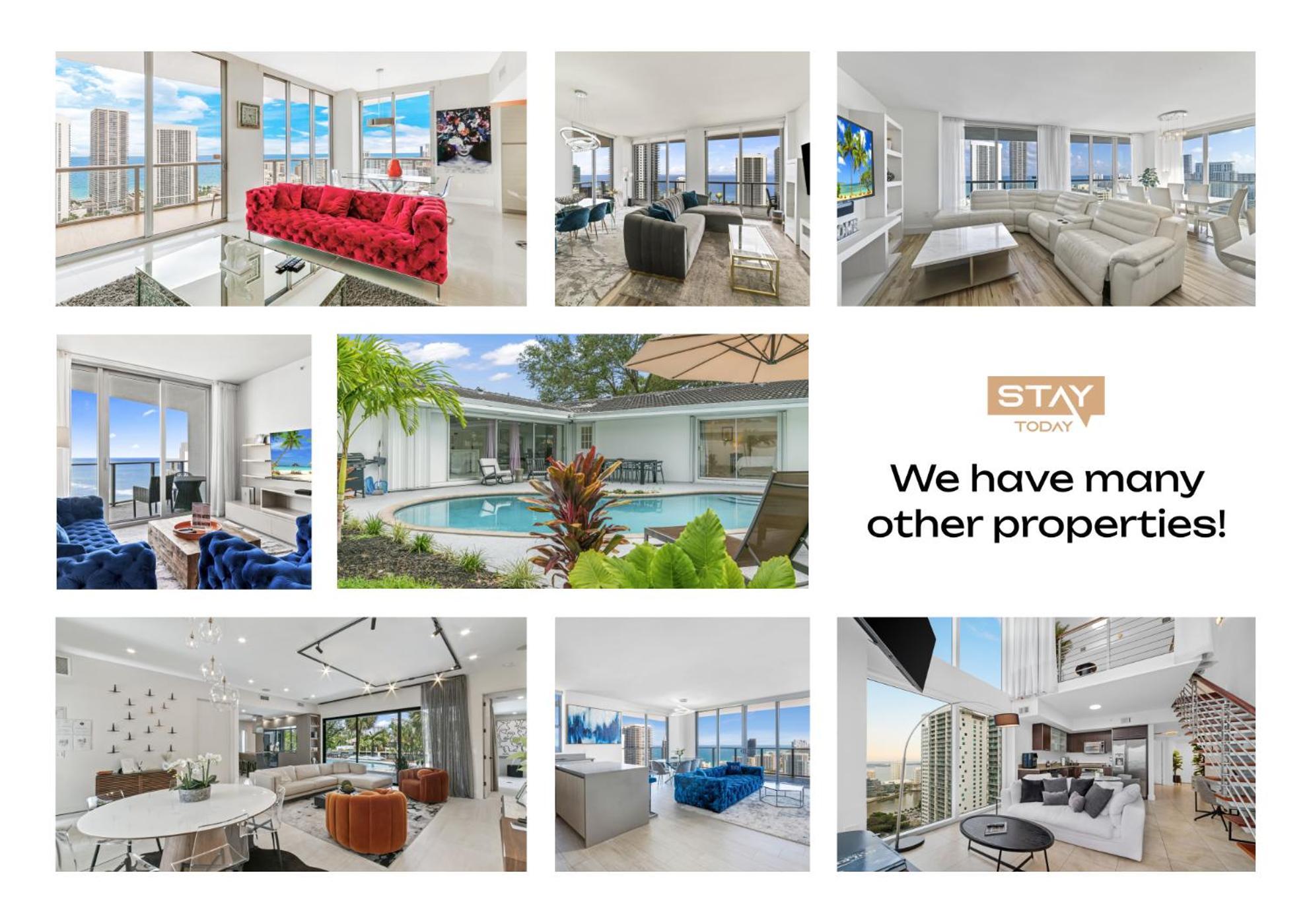 Hyde House - Luxury Waterfront 2Br 2Ba Apartment Suite With Direct Ocean View, Roof Top Pool, Resort Amenities Hollywood Eksteriør bilde